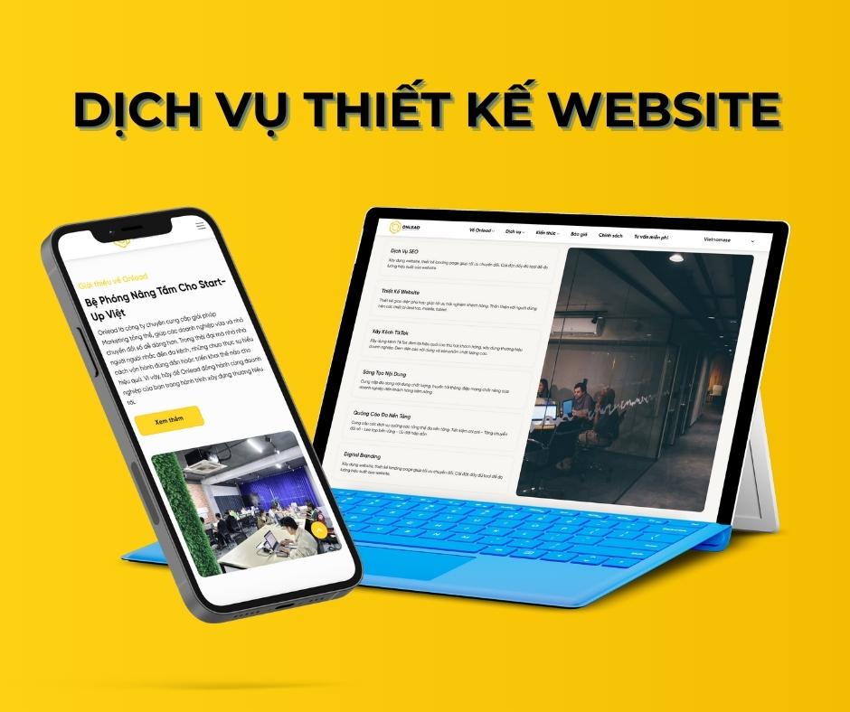 DỊCH VỤ THIẾT KẾ WEBSITE