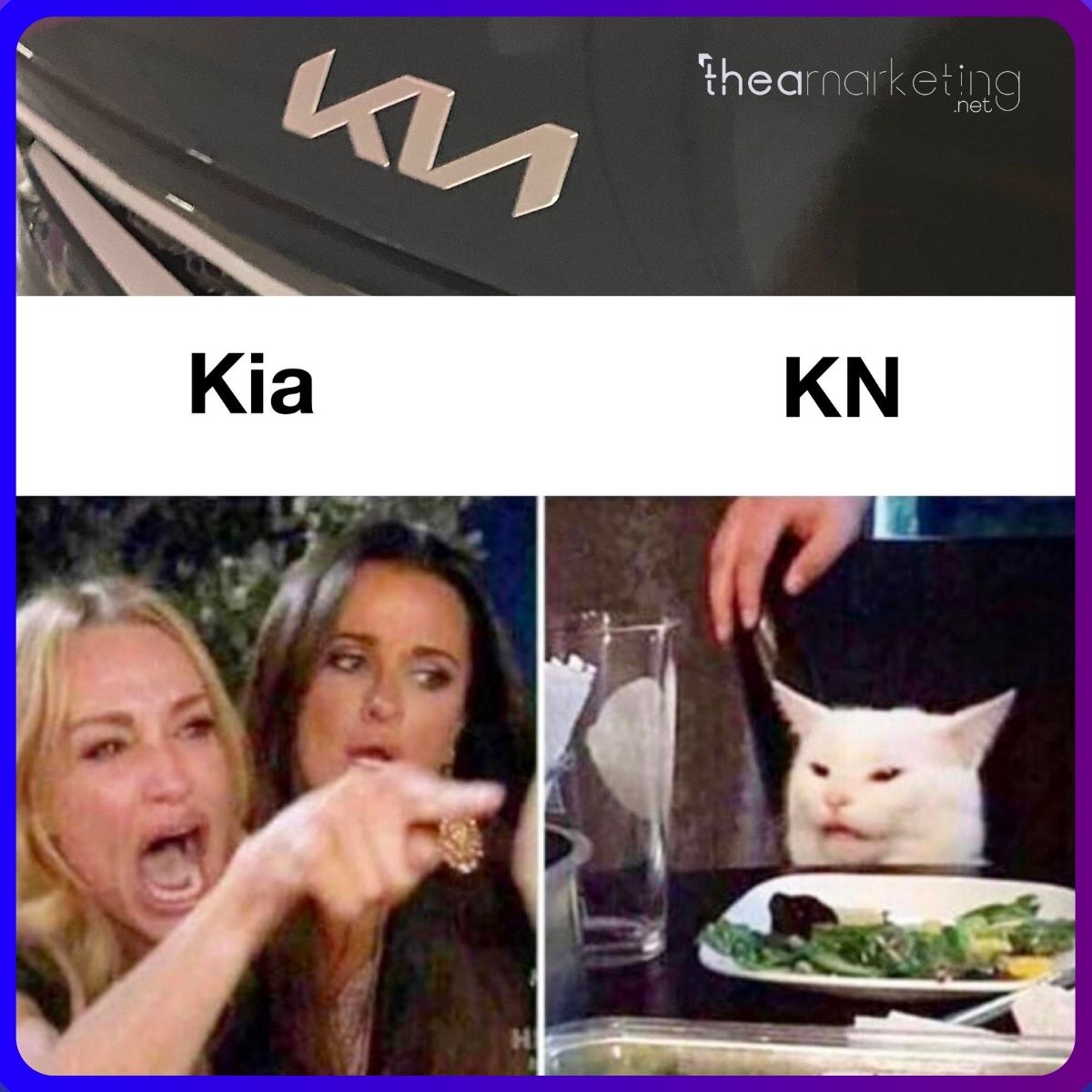Logo Kia bị nhầm sang KN
