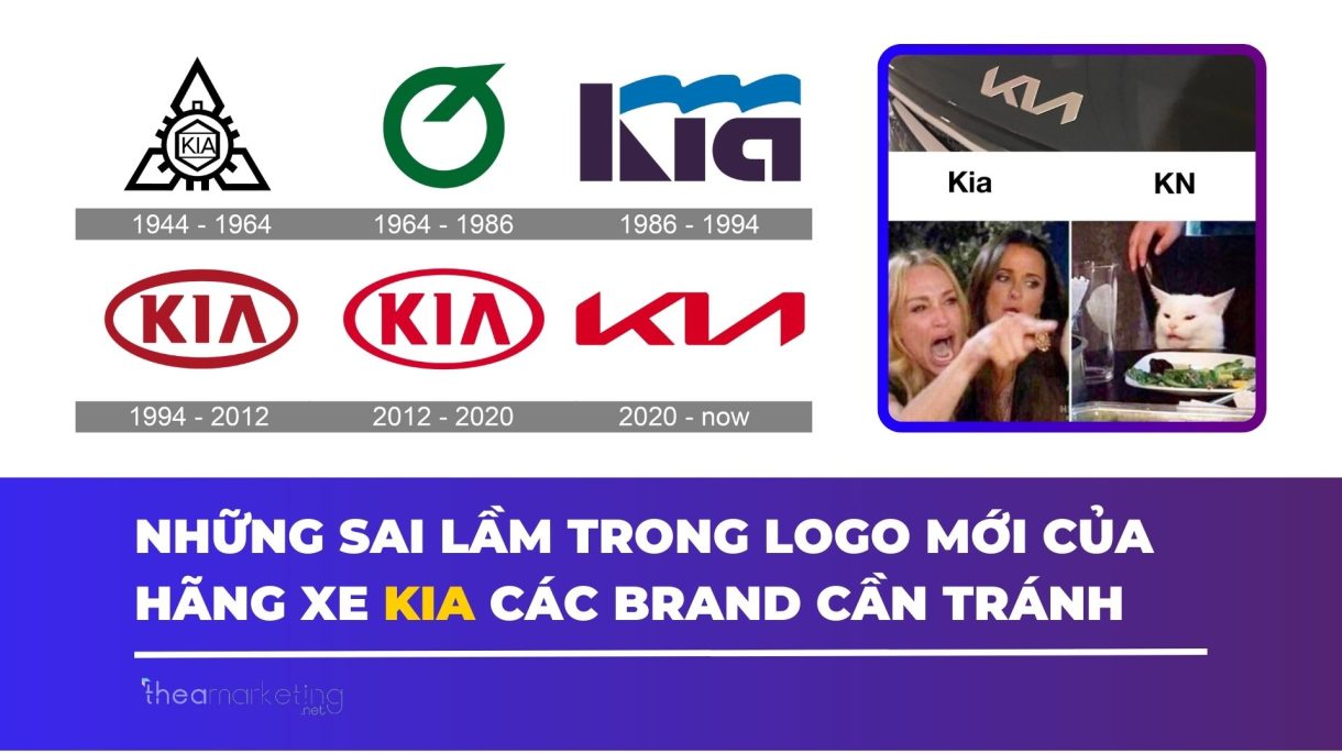 Những sai lầm trong logo mới của HÃNG XE Kia các BRAND cần tránh