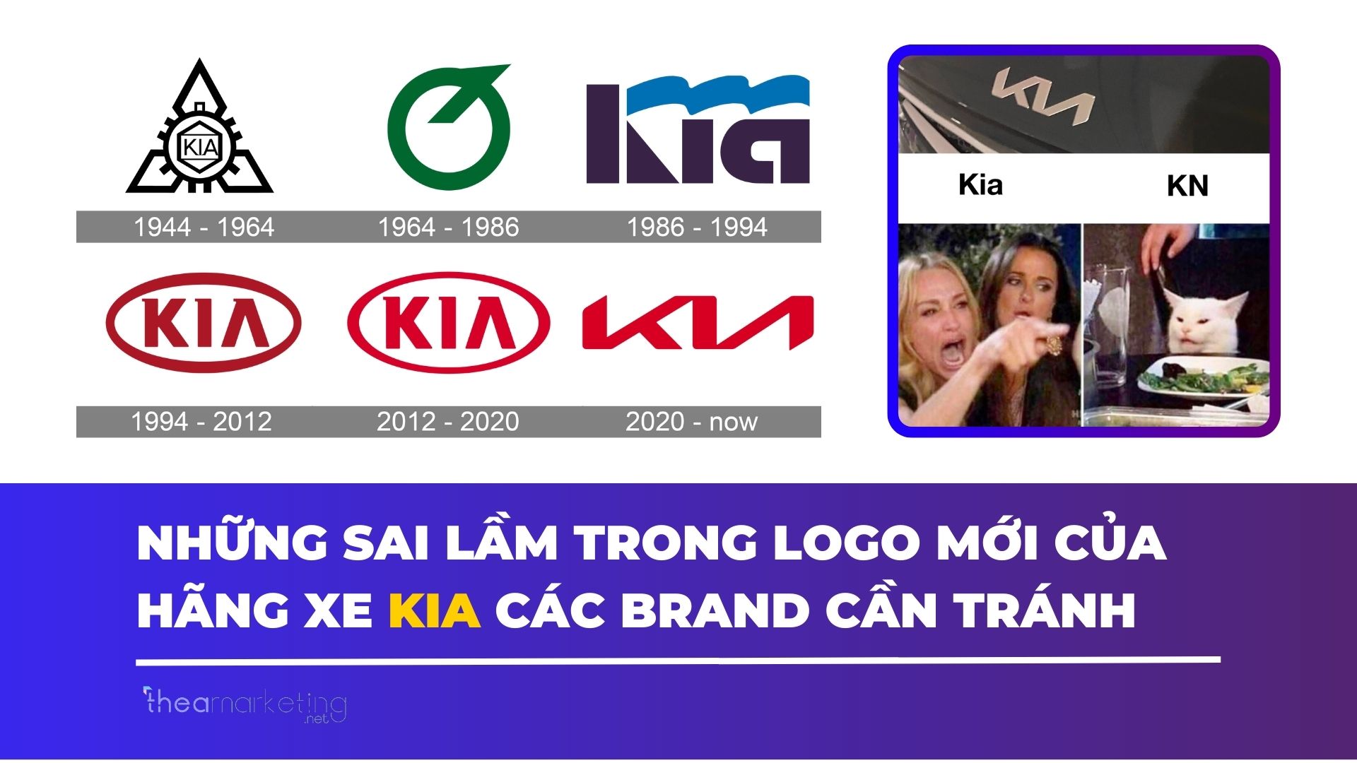 Những sai lầm trong logo mới của HÃNG XE Kia các BRAND cần tránh